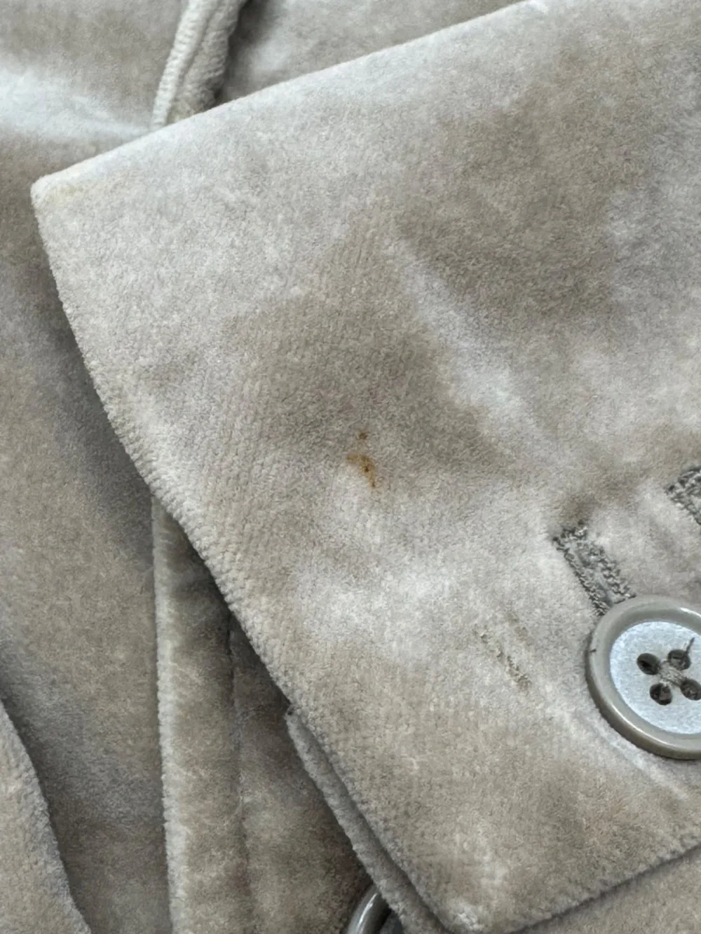 Juicy Couture Beige Velour Blazer Jacket